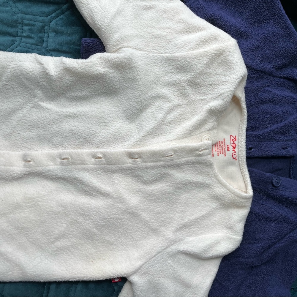 Zutano fleeces 24 month